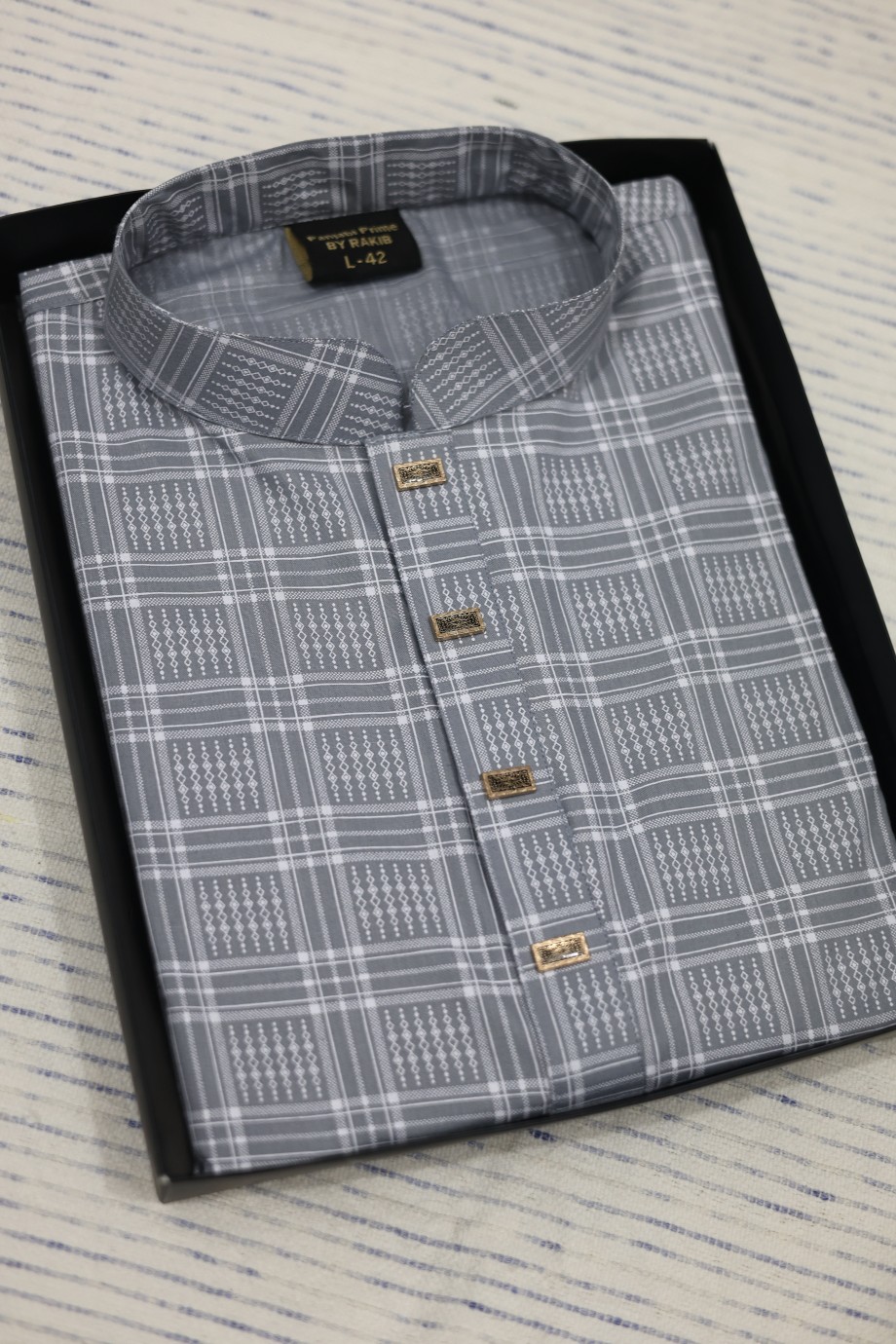 Printed Check Punjabi ( এস কালার) 3